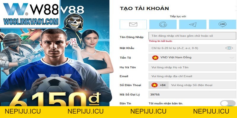 Đăng Ký W88 Siêu Nhanh Chi Tiết Từ A Đến Z Cho Tân Binh - nepiju.icu Đăng Ký W88 Siêu Nhanh Chi Tiết Từ A Đến Z Cho Tân Binh - nepiju.icu