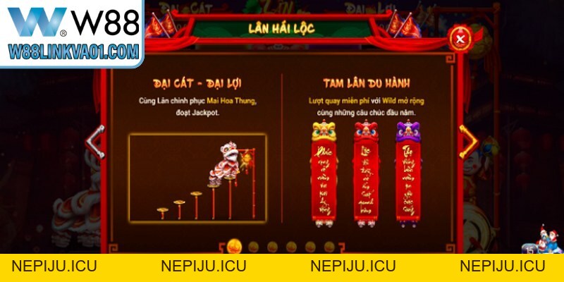 Lân Hái Lộc W88 - Siêu Phẩm Nổ Hũ Đón Tết Rinh Quà Lớn - nepiju.icu Lân Hái Lộc W88 - Siêu Phẩm Nổ Hũ Đón Tết Rinh Quà Lớn - nepiju.icu