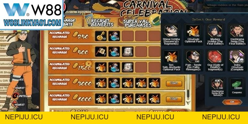 Naruto Slots W88 - Khám Phá Thế Giới Shinobi Săn Thưởng Lớn - nepiju.icu Naruto Slots W88 - Khám Phá Thế Giới Shinobi Săn Thưởng Lớn - nepiju.icu